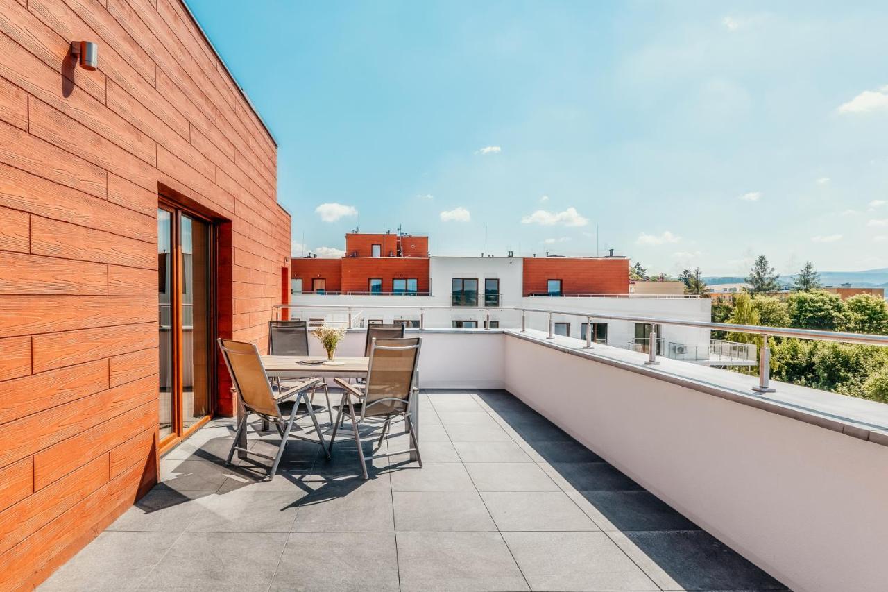 Apartament Widokowy - Penthouse Z Tarasem Kudowa-Zdrój Kültér fotó